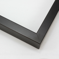 This simple frame features a flat, matte black finish and a deep, 7/8" rabbet, making it suitable for shallow shadow boxes. 

.75 " width: ideal for small to medium artwork. The clean modern lines of this frame make it the perfect fit for a wide variety of paintings, photos and giclee prints.